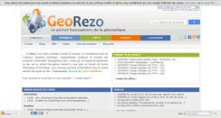 Desktop Screenshot of georezo.net